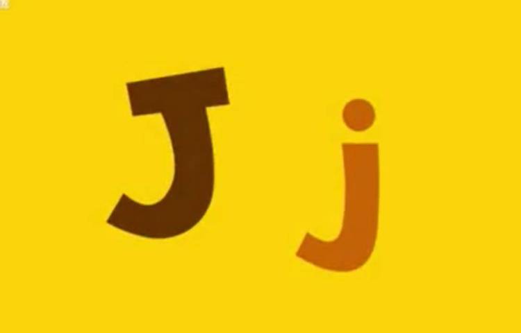 تدریس letter Jj
