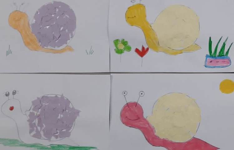 ترکیب( نقاشی و کلاژ) 2