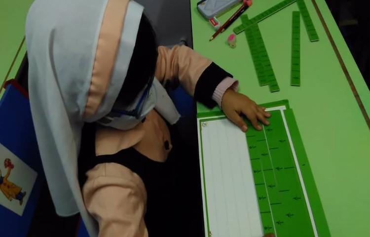 تساوی کسر بر روی محور با استفاده از دست ورزی 2