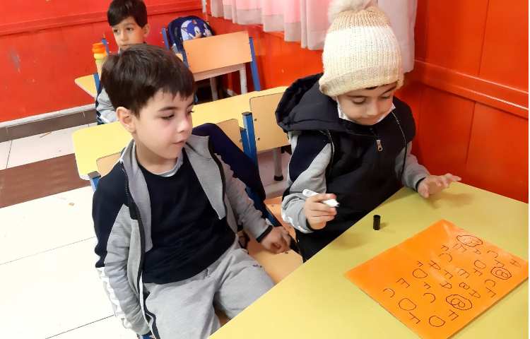 تشخیص حروف به همراه بازی 5