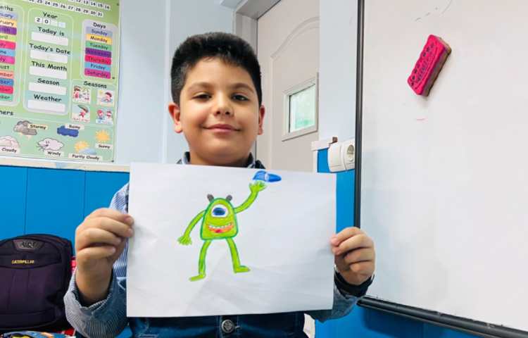 تصویرسازی شخصیت کارتون کارخانه هیولاها 4