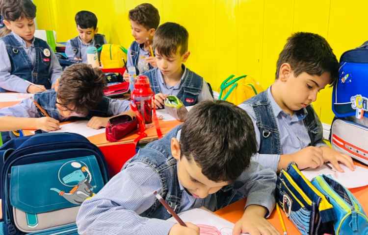 تصویرسازی میمون با انگشتان و اشکال هندسی 7