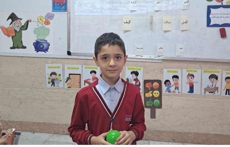 تصویر خوانی و به ذهن سپاری کلمات در نگاره های درس فارسی 10