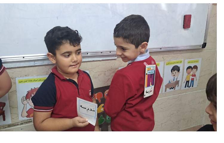 تصویر خوانی و به ذهن سپاری کلمات در نگاره های درس فارسی 7