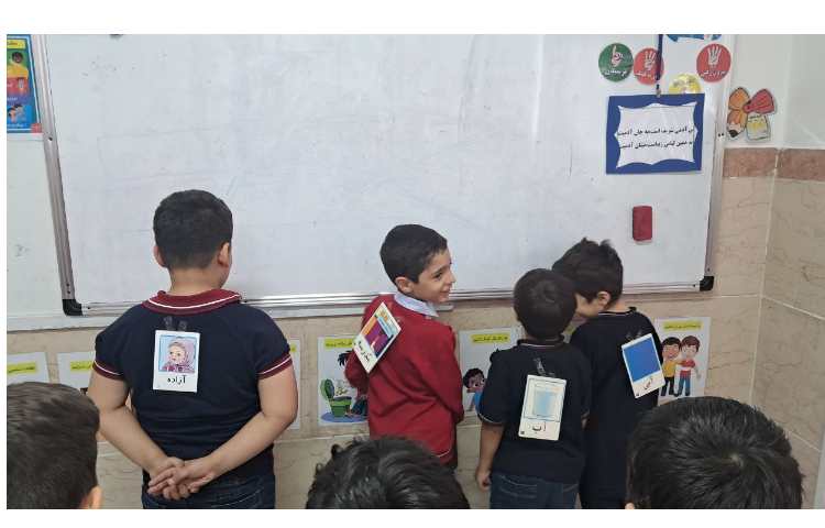 تصویر خوانی و به ذهن سپاری کلمات در نگاره های درس فارسی 9