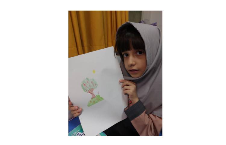 تصویر سازی درخت، سنگ ، خورشید 2