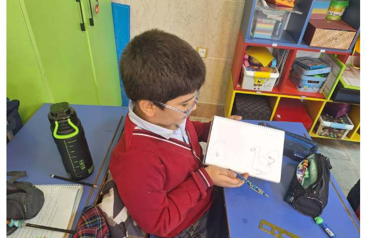 تصویر سازی نقاشی دایناسور 2