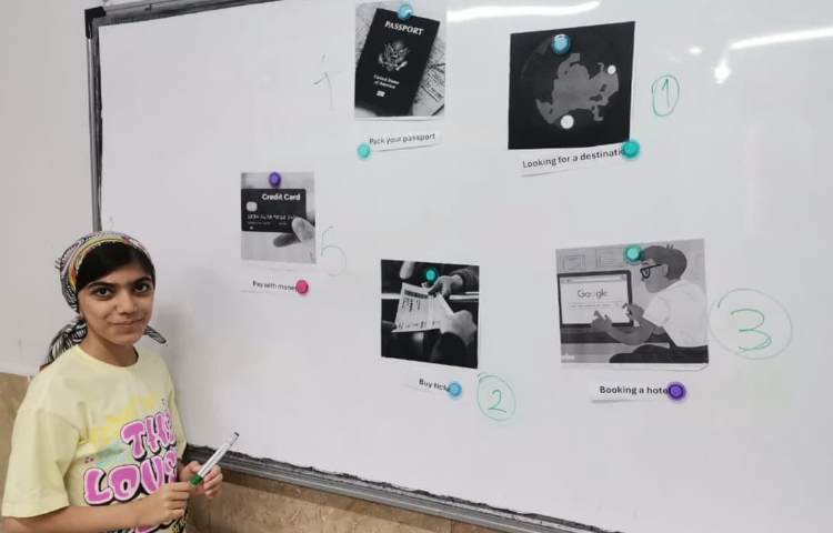 تطبیق فلش کارت ها و ترتیب مراحل سفر