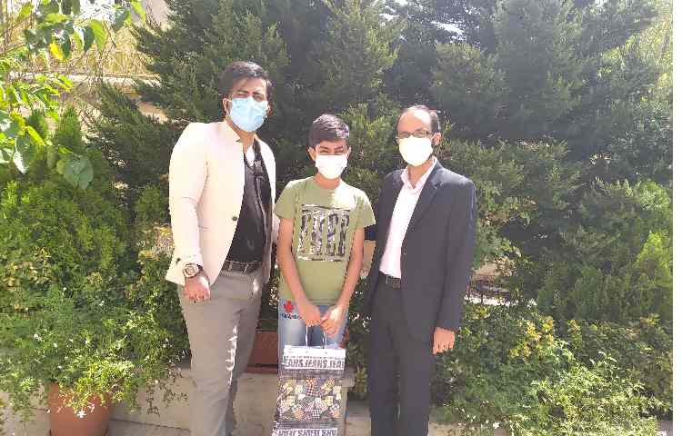 تقدیر از دانش آموزان برتر آزمون پایش 5