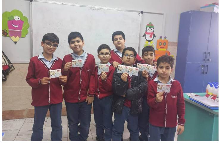 تقدیر از دانش آموزان ممتاز در سنجش های نیمسال اول تحصیلی و نیز فعال در انجام تکالیف 2