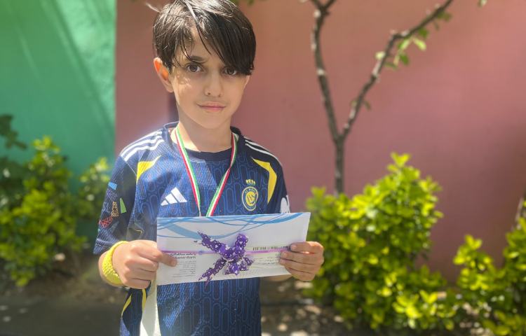 تقدیر از منتخبین مسابقات دارت بین مدارس علوی 2