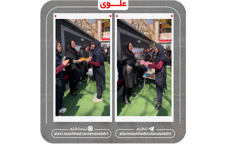 تقدیر از نفرات برتر مدرسه 9