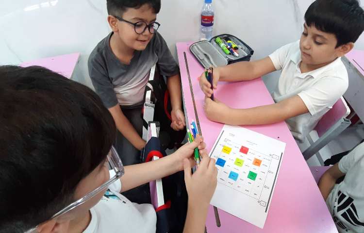 تقویت املا و حافظه دیداری (پیدا کردن کلمات با الگویابی) تلفیق ریاضی و فارسی 1