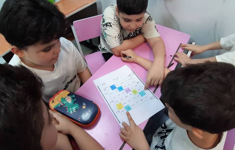 تقویت املا و حافظه دیداری (پیدا کردن کلمات با الگویابی) تلفیق ریاضی و فارسی 2