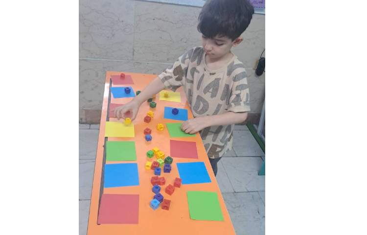 تقویت دو نیمکره مغزی با تناظر یک به یک چینه ها و رنگ ها 1