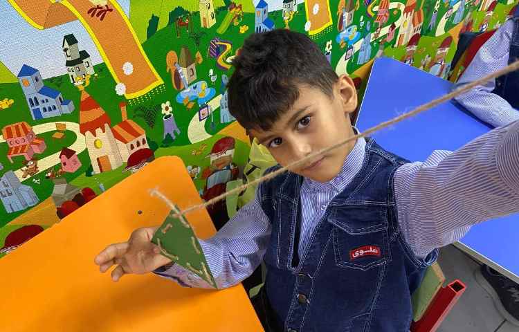 تقویت مهارت دست ورزی در کلاس زبان 2