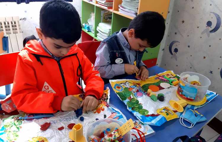 تقویت مهارت دست ورزی Making fruit 2