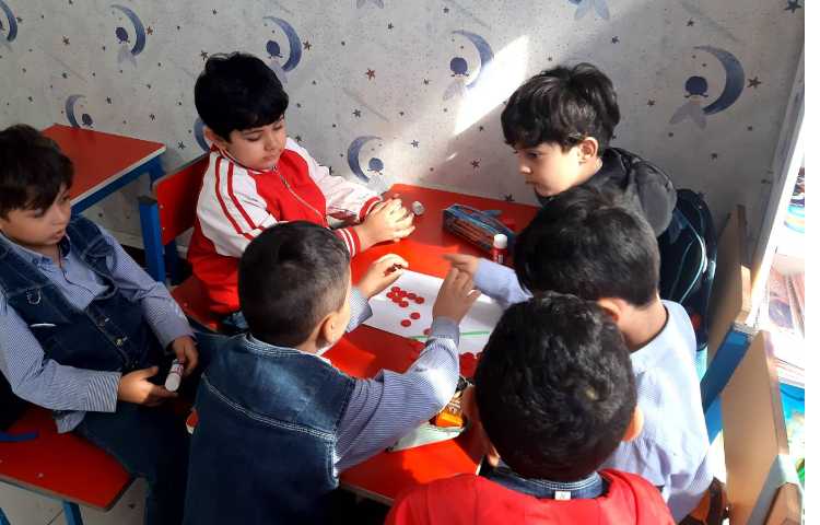 تقویت مهارت دست ورزی Making a flower 4