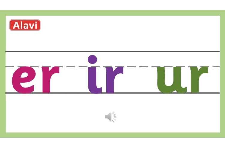 تلفظ مثال‌های صدای ur 1