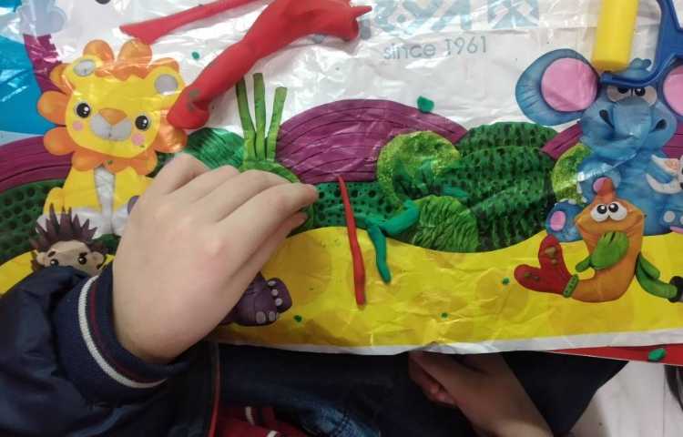 تلفیق خمیربازی و آموزش عدد 1و2 2