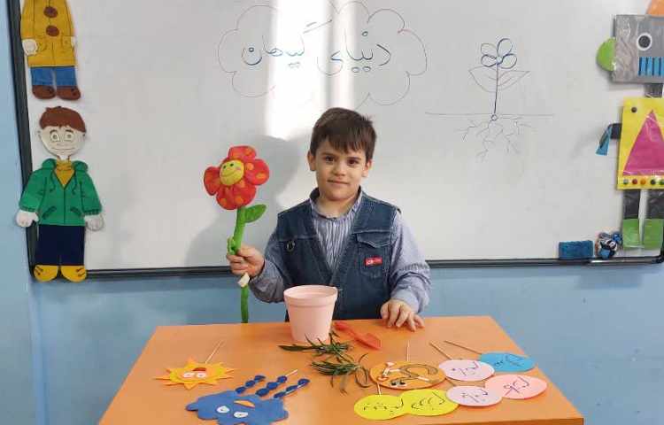 تلفیق دنیای گیاهان با درس فارسی( می) کاری همراه با شعر و قصه 1