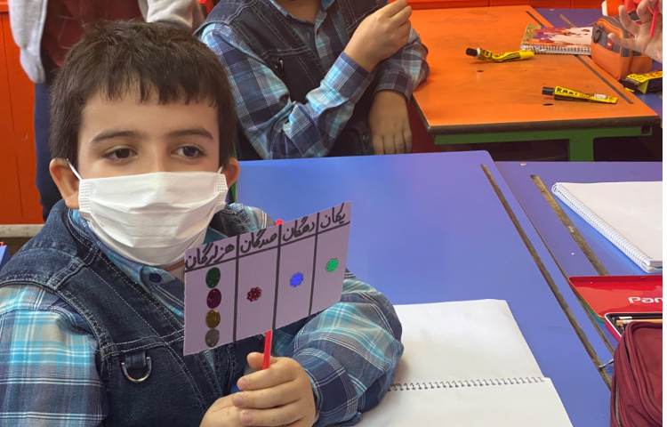 :تلفیق ریاضی و هنر در مبحث عدد هزار، کلاس زمین و مریخ 1