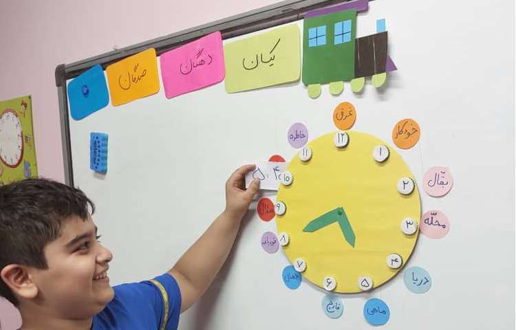 تلفیق ساعت و جمله سازی 2