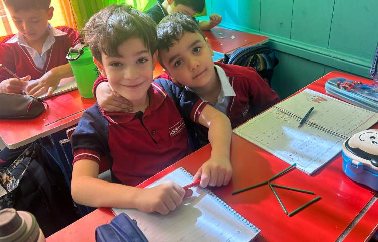 تلفیق نگارش و ریاضی ، شمارش و لوحه نویسی 4