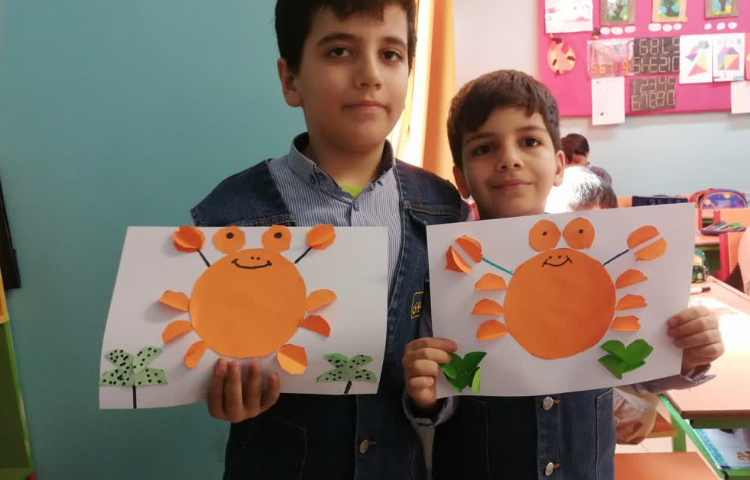 تلفیق کلاژ و نقاشی 1