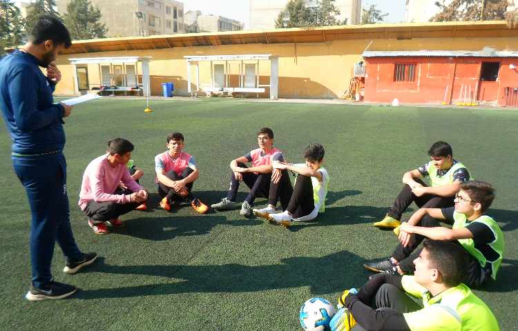 تمرینات و آماده سازی تیم منتخب مدرسه