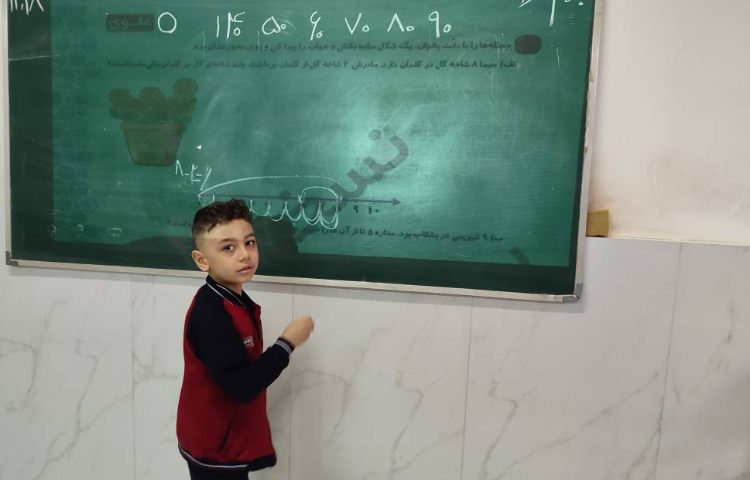 تمرینات کتاب کار ریاضی توسط دانش‌آموزان در کلاس تمرین و حل شد.