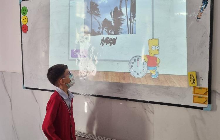 تمرین اسامیِ مربوط به آب و هوا با بازی پاورپوینتی-زنگ زبان عمومی 1