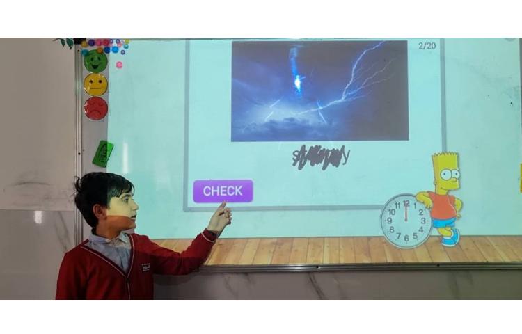 تمرین اسامیِ مربوط به آب و هوا با بازی پاورپوینتی-زنگ زبان عمومی 4