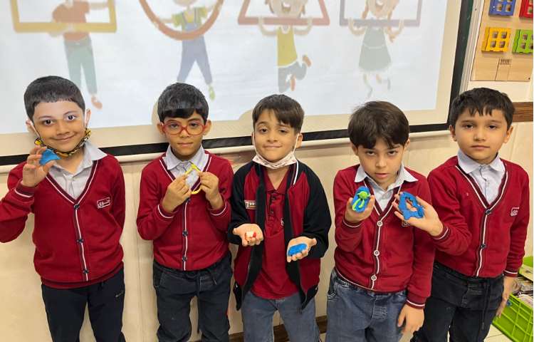 تمرین اشکال هندسی با خمیر بازی-زنگ Math 2