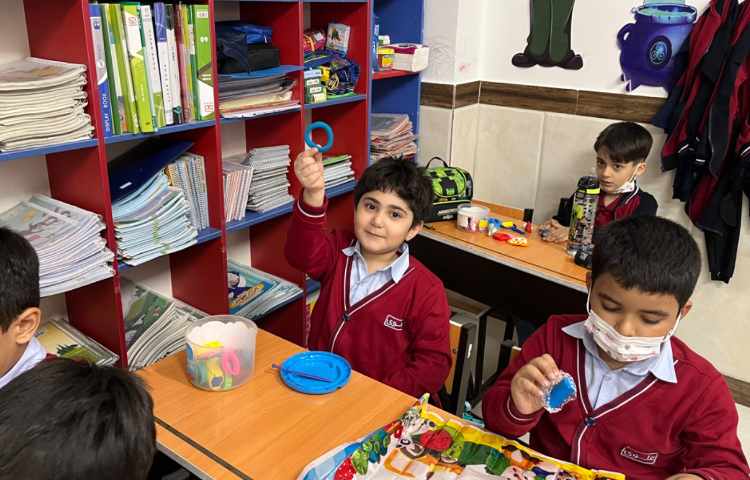 تمرین اشکال هندسی با خمیر بازی-زنگ Math 7