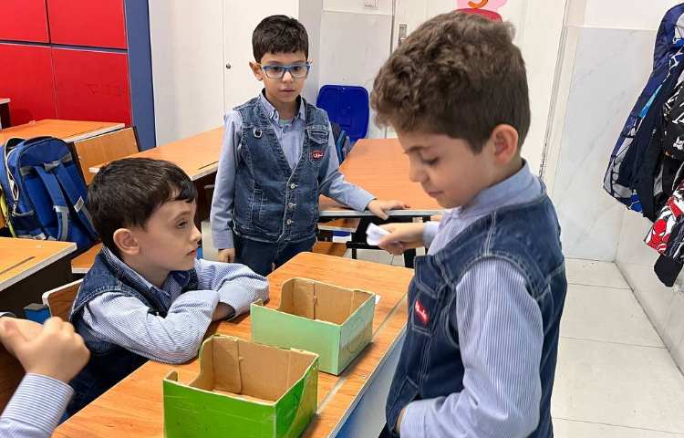 تمرین اشکال هندسی در زنگ ریاضی به زبان انگلیسی 2