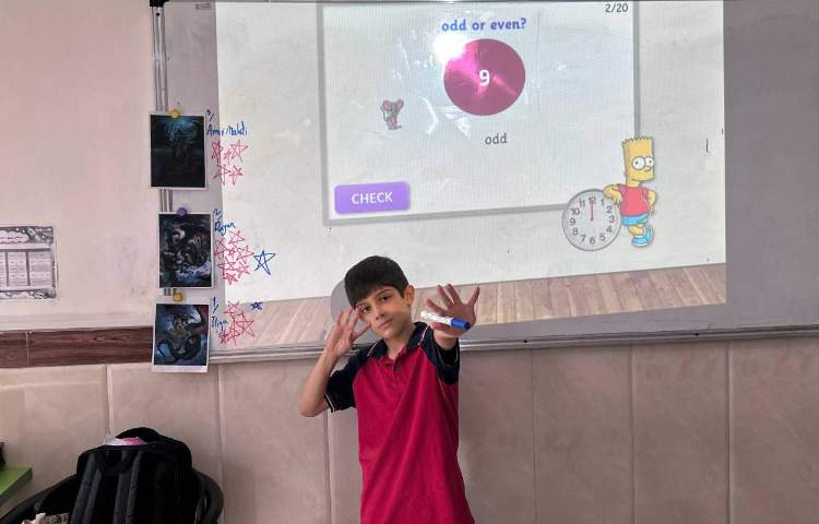 تمرین اعداد زوج و فرد-زنگ Math 2