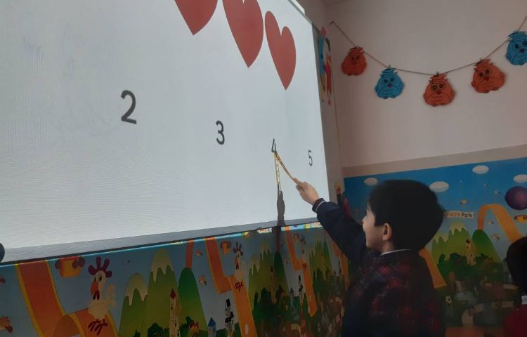 تمرین اعداد یک تا هفت-زنگ Math 2