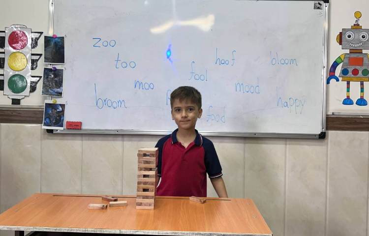تمرین Spelling/ Blending با بازی‌های تعادلی 1