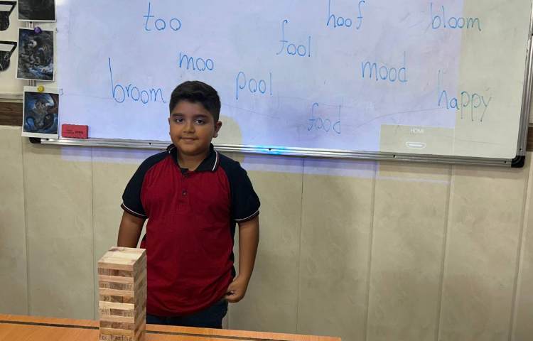 تمرین Spelling/ Blending با بازی‌های تعادلی 2