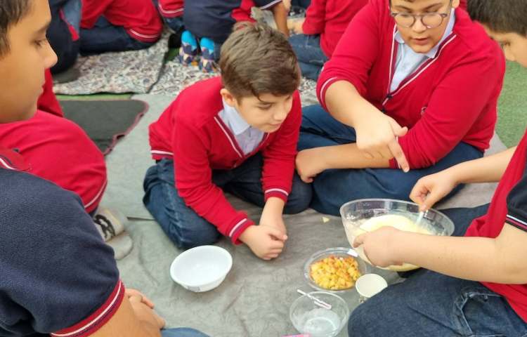 تمرین There is/There are با درست کردن کیک 6