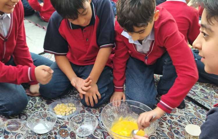 تمرین There is/There are با درست کردن کیک 7