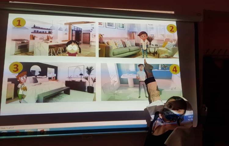 تمرین بخش های مختلف خانه 2