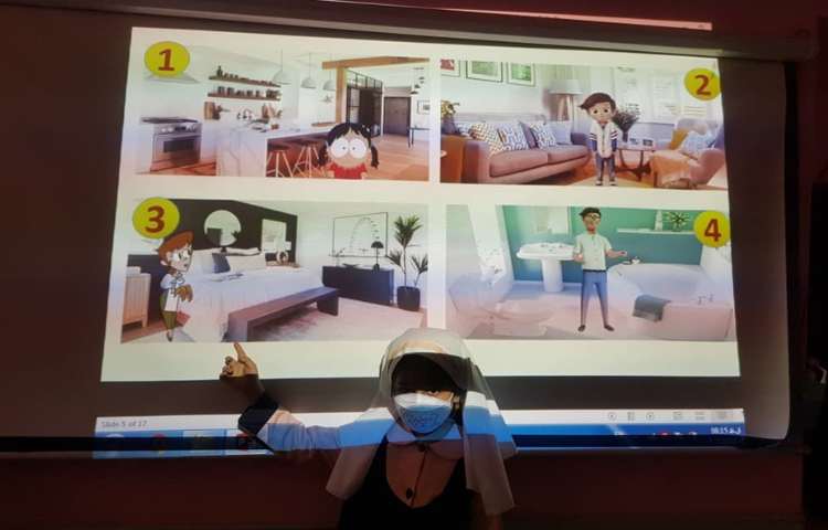 تمرین بخش های مختلف خانه 4