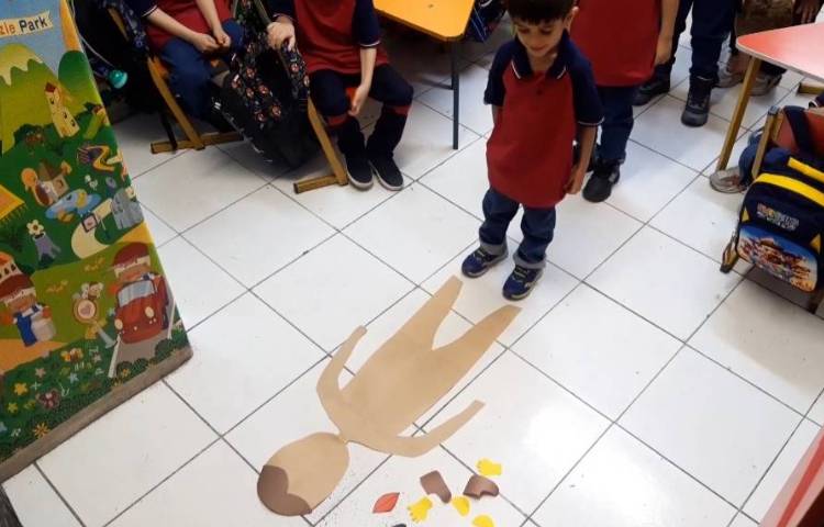 تمرین Body Parts به صورت گروهی