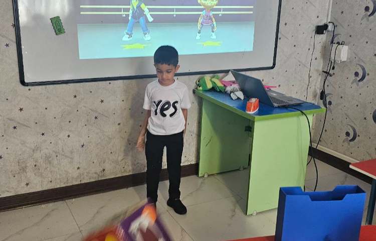 تمرین تشخیص رنگ ها همراه با بازی 1