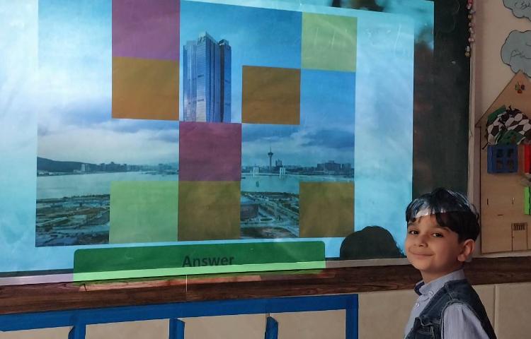 تمرین تصاویرِ تدریس شده به صورت پازل 2