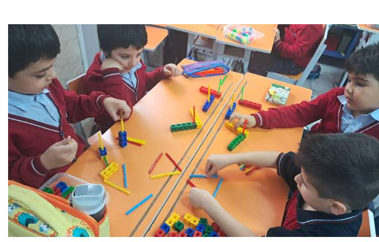 تمرین تقارن با چینه و چوب خط 1