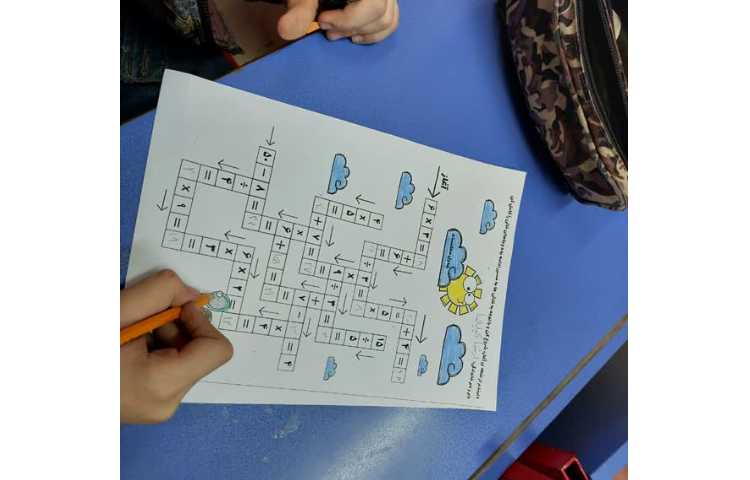 تمرین تکرار ضرب و تقسیم با کاربرگ خلاق 4