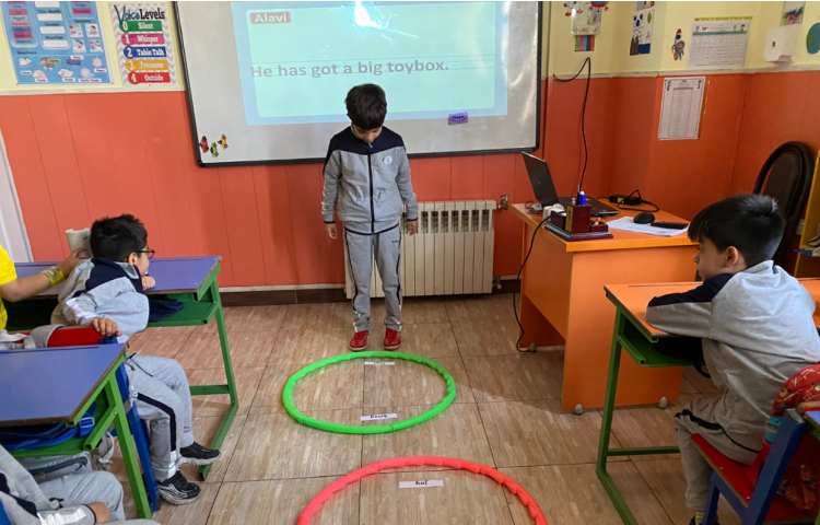 تمرین جملات مربوط به درس oy با استفاده از بازی 3